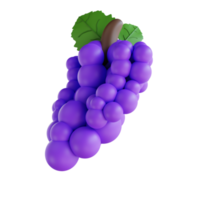 3D Illustration thanksgiving grapes png