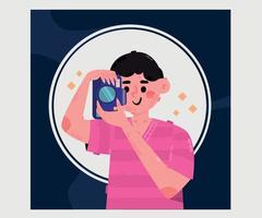 Photography Concept Illustration vector