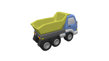 Free Sand Truck cartoon 3d png 13923835 PNG with Transparent Background