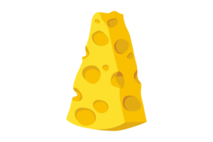 queso con trozos triangulares png