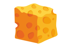 Cheese with Square Slices png