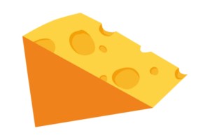 queso con trozos triangulares png