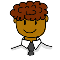 design de personagens de desenhos animados usando ternos de escritório png