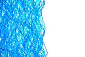 blue sea wave crayon paint texture background photo