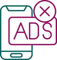 AD Block Vector Icon