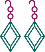 Earrings Vector Icon