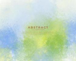 Abstract painting using watercolors. Design for your date, postcard, banner, logo. vector