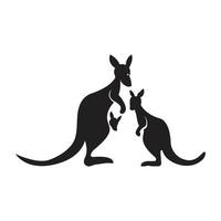 kangaroo Logo Template vector illustration design
