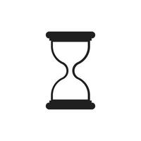 Hourglass logo Icon Vector Illustration design template