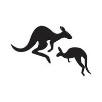 kangaroo Logo Template vector illustration design