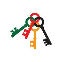 Key icon vector illustration