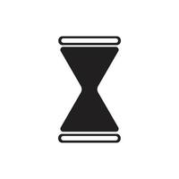 Hourglass logo Icon Vector Illustration design template