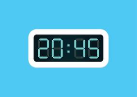 Digital alarm clock vector