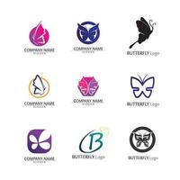 Beauty Butterfly icon design vector