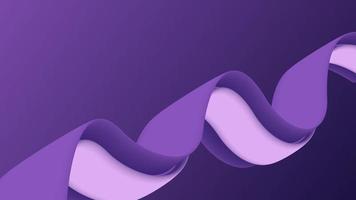 Purple dynamic wave background vector