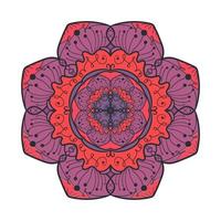 Mandala Line Template vector