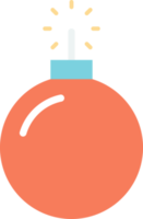 bomb illustration in minimal style png