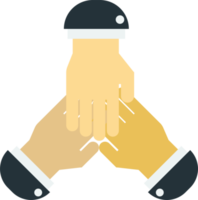 business cooperation illustration in minimal style png