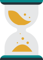 hourglass illustration in minimal style png