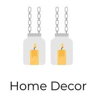 Trendy Home Decor vector