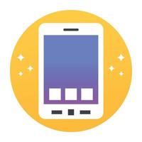 Trendy Tablet Concepts vector