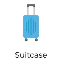 Trendy Suitcase Concepts vector