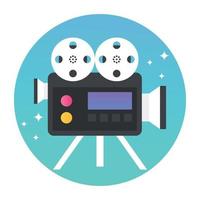 Trendy Video Camera vector