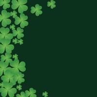 Realistic drawing of Shamrock leaves vector illustration