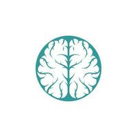 Creative brain logo design. Brainstorm power thinking brain Logotype icon vector