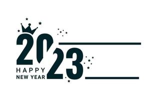 2023 Happy new year creative and colorful vector illustration