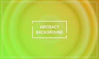 orange and light green circle radial gradient abstract background with frame. simple, blur, shiny, modern and colorful style. use for homepage, backgdrop, wallpaper, cover, poster, banner or flyer vector