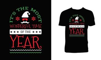 Decorative Christmas Vector T Shirt Design