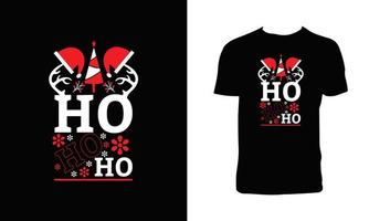 Christmas Typography T Shirt Design vector