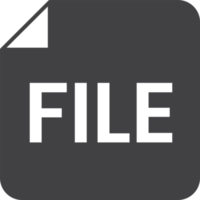 file illustration in minimal style png
