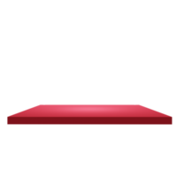 podium rood 3d png