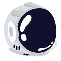 Astronaut space helmet icon sign vector