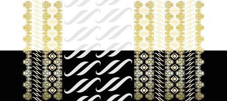 batik pattern Design 93 Apparel Sport Wear Sublimation Wallpaper Background Vector