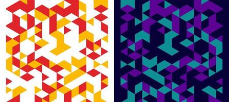 low poly pattern Design 114 Apparel Sport Wear Sublimation Wallpaper Background Vector