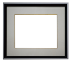 Blank modern frame isolated png