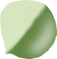 feuille verte aquarelle png