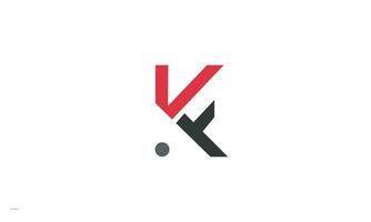 Alphabet letters Initials Monogram logo KF, FK, K and F vector