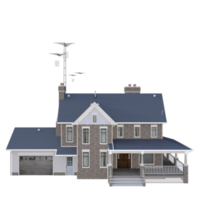 mooi huis gebouw 3d renderen png