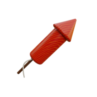 New year firecracker 3d png