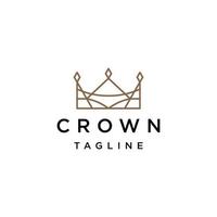 Crown logo design vector template