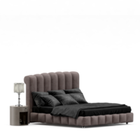 isometrisches schlafzimmer 3d rendern png