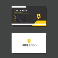 Modern Clean Business Card Template Good for Company, Business, Corporate, and Personal vector