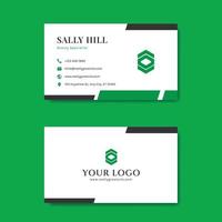 Modern Clean Business Card Template Good for Company, Business, Corporate, and Personal vector