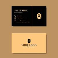 Modern Clean Business Card Template Good for Company, Business, Corporate, and Personal vector