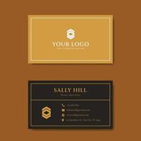 Modern Clean Business Card Template Good for Company, Business, Corporate, and Personal vector