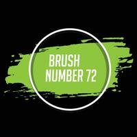 Green color brush stroke design vector